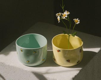 Handmade Porcelain Cup 250ml,  Cappuccino, Espresso, Tea, tumbler, summer drinks