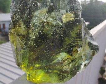 ⑤ジャワ島産火山性ガラス 原石かち割り アンダラクリスタル2.1kg以上