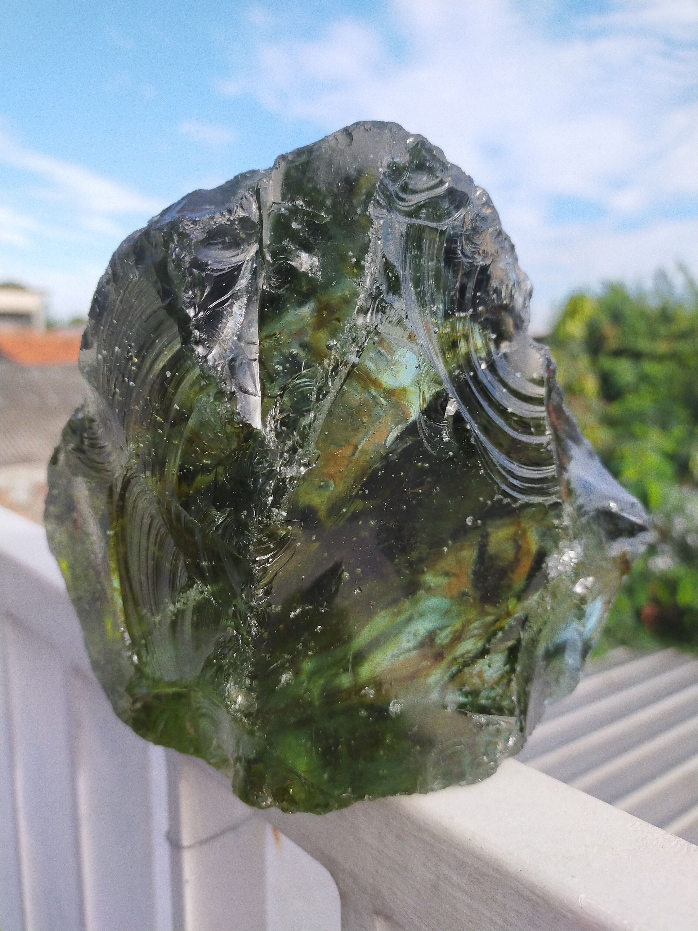 黄緑色のアンダラ火山クリスタルガラス原石 2.5kg - Etsy 日本