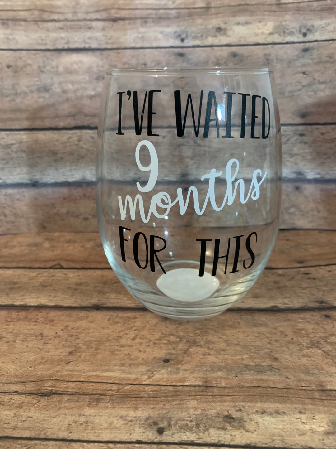 Mom to Be Wine Glass New Mom Wjne Glass Baby Shower Gift Etsy
