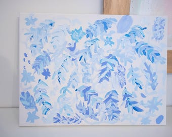 Greece in Foliage | 12x16 Abstract Art