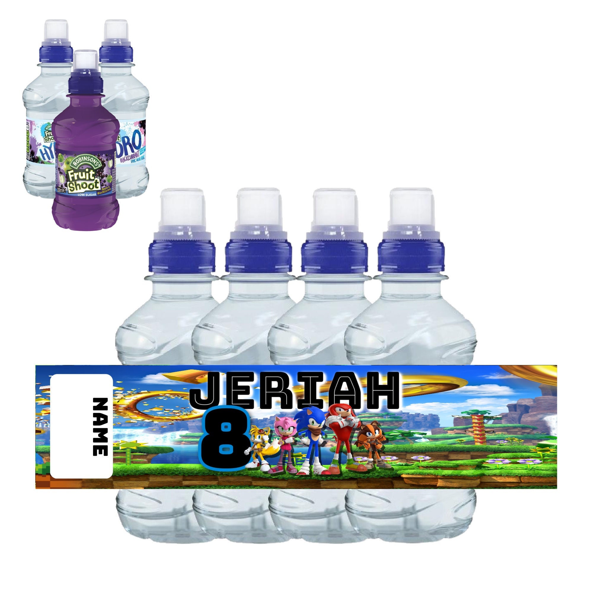 Sonic Party Sonic Fruit Shoot Label Sonic Birthday Sonic Etsy UK