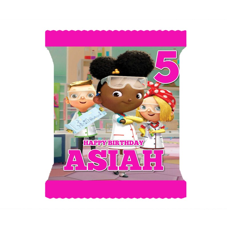 Ada Twist Scientist Chip Bag Ada Twist Birthday Ada Twist Etsy