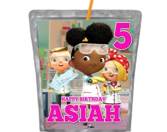 Ada Twist Scientist Caprisun | Ada Twist Birthday | Ada Twist Party Favors | Personalised | Digital File Only!