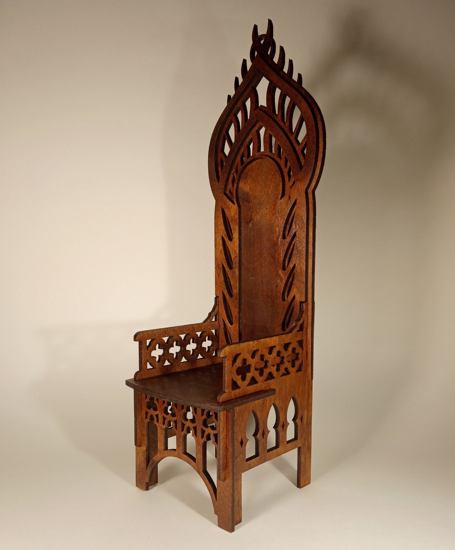 GOTHIC Möbel Throne Stuhl 1:6 1/6 Maßstab für Barbie Fr FR2 | Etsy