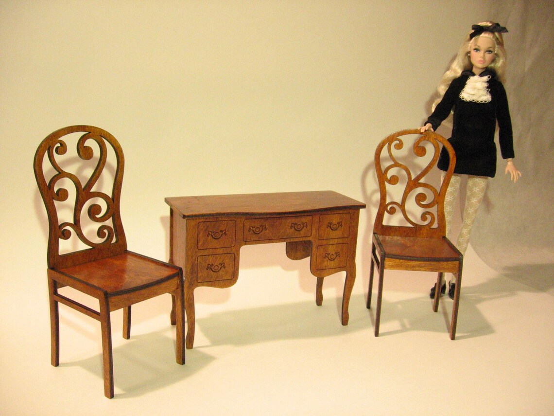 BJD furniture Chair for dolls Bjd Tonner 14 1/4 scale Roombox Etsy