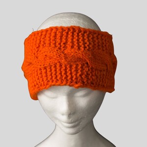 Ear warmer headband with fleece lining