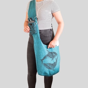 Crossbody lange Riemen Seitentasche mit Tasche