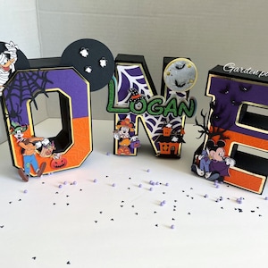 Mickey Halloween 3D,Mickey Halloween Decoration Birthday,3D Letter,Mickey Halloween Party,Boo Standing Letters,Disney Inspired 3d Letters