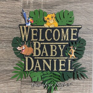 lion king baby shower for boy