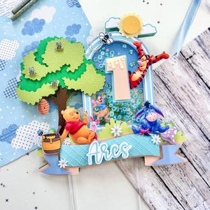 Winnie The Pooh Cake Topper: Custom Birthday Party Decoration