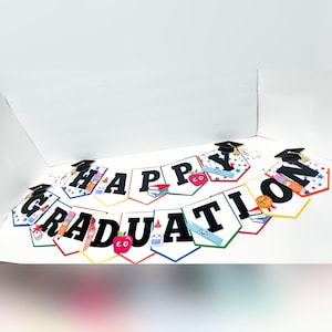 Happy Graduation Banner,Kindergarten Graduation,Graduation Party Decoration,Pre-k Decoration,Congrats Banner,Class 2024 Banner