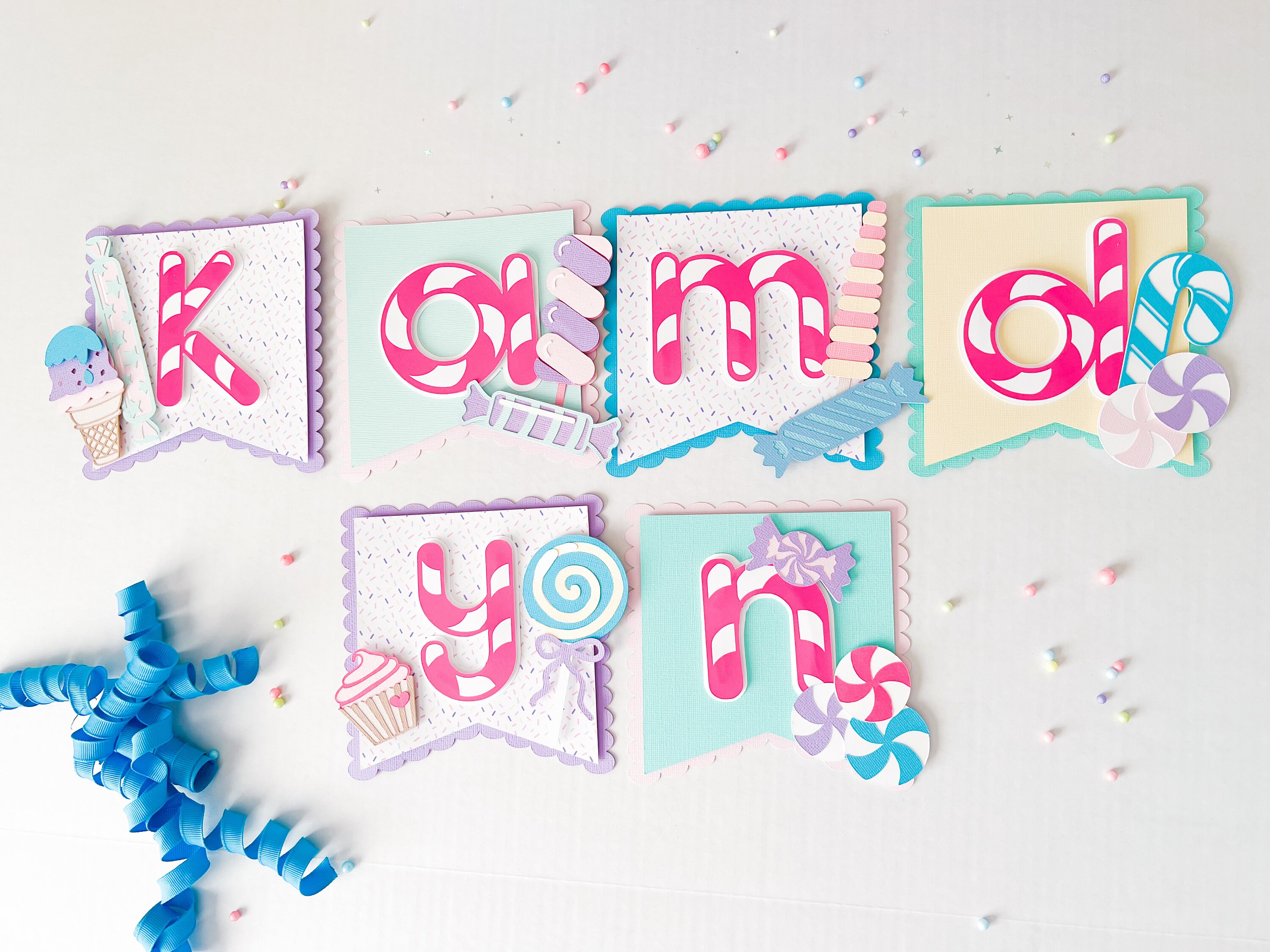 Candyland Banner Decoration