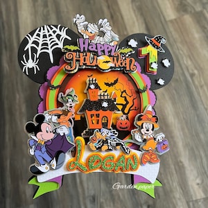 Halloween Micky Maus Cake Topper: Geburtstag Party Dekor