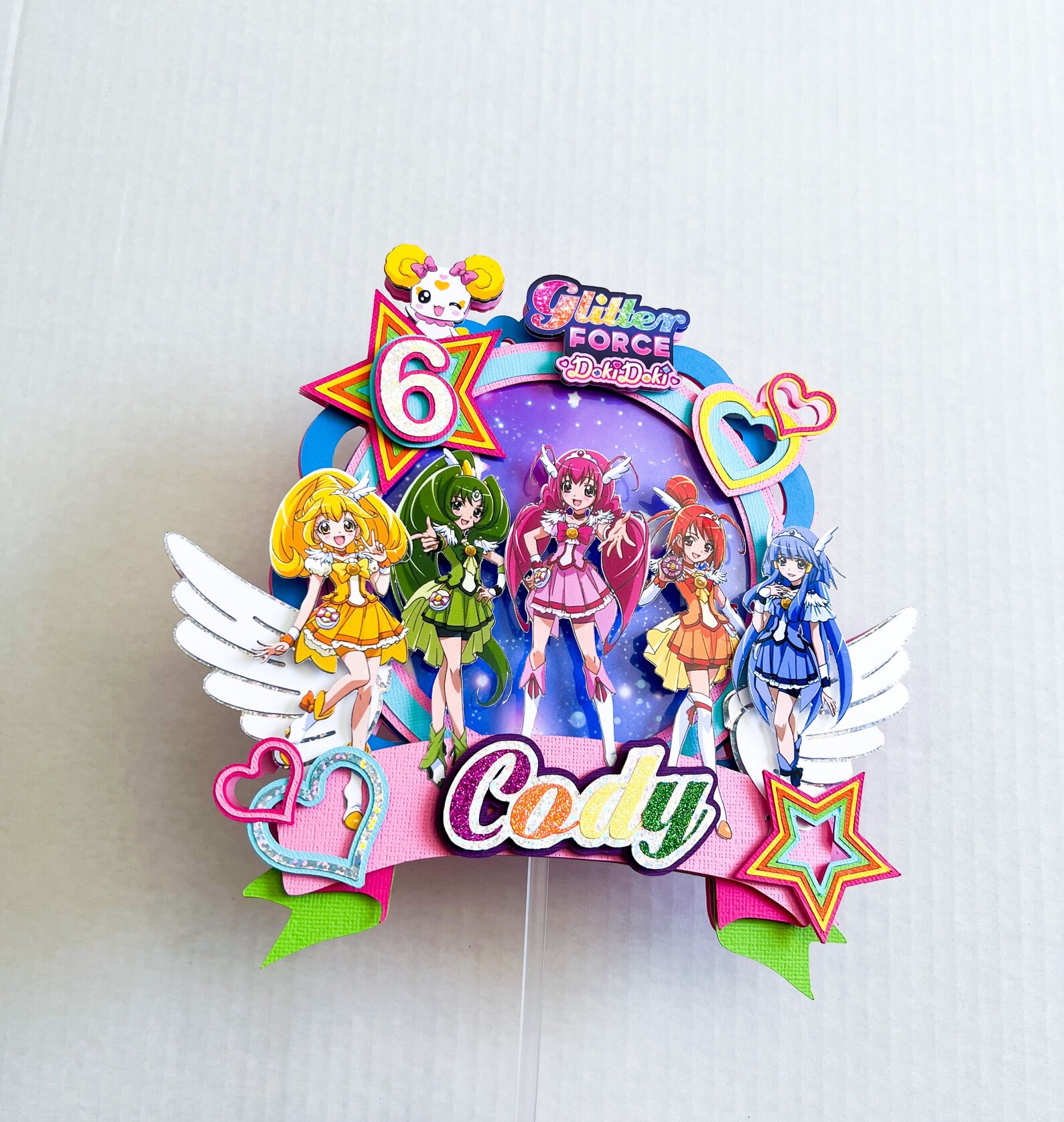 Inspired Glitter Force Glitter Forcecake Topperglitter Force Etsy