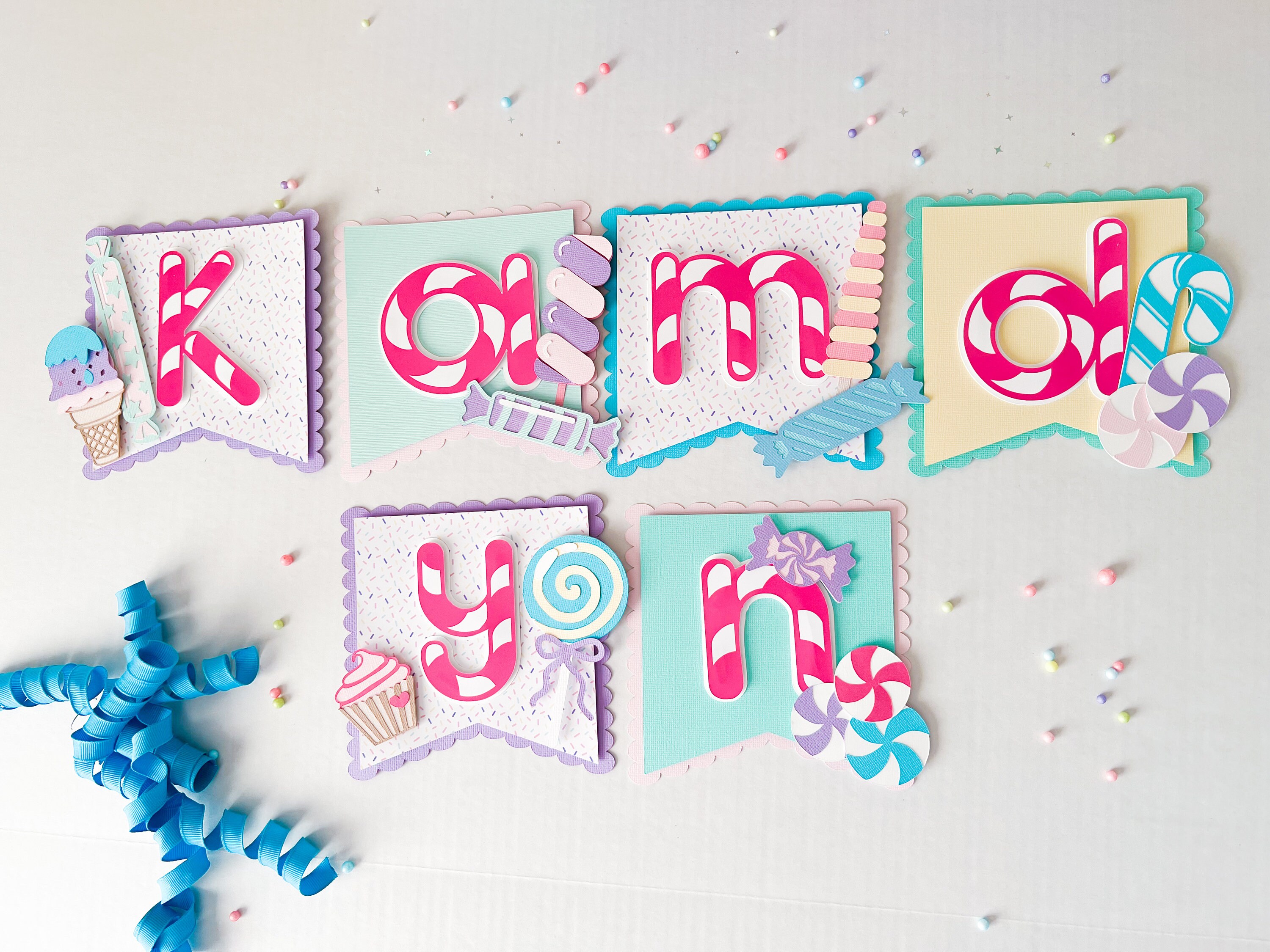 Candyland Banner Decoration