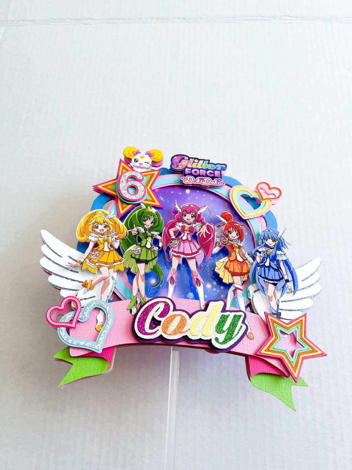 Inspired Glitter Force Glitter Forcecake Topperglitter Force Etsy