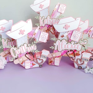 Letra 3D para enfermera, regalo para enfermera, graduación de enfermera, agradecimiento a la enfermera, regalo personalizado para enfermera, decoración de escritorio para enfermera, regalo para enfermera, agradecimiento para maestra