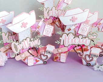 Nurse 3D Letter, Nurse Present, Nurse Graduation, Nurse Apretiation, Nurse Personalized Gift, Nurse Desk Decor, Nurse Gift,Teacher Thank You