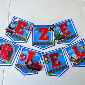 Train Birthday Party Banner, Personalized Train Birthday Sign, Customizable Train Banner For Kids, Train Party Sign Train, Train Decoration