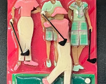 Women Golf Pin Brooch By Lucinda Yates