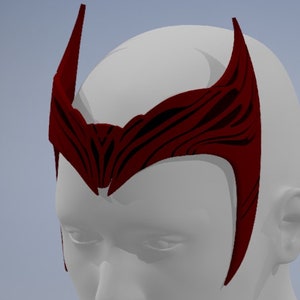 Scarlet Witch Crown 3d Digital Files - Etsy