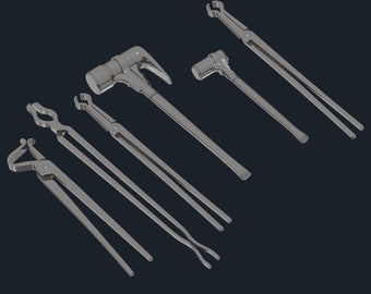 Il set di strumenti dell'armaiolo - File digitali 3D