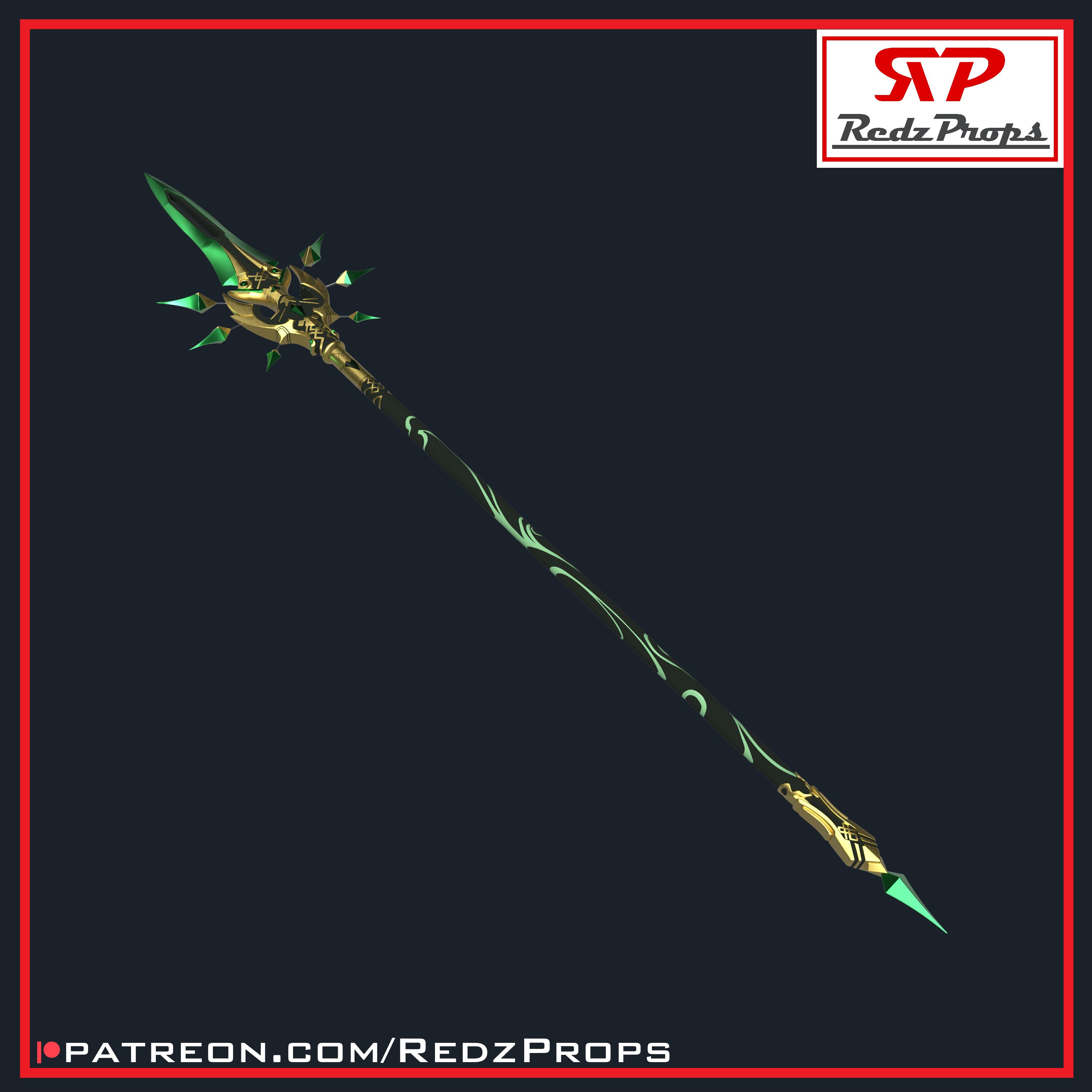 Primordial Jade Spear- 3D Digital Files - Etsy