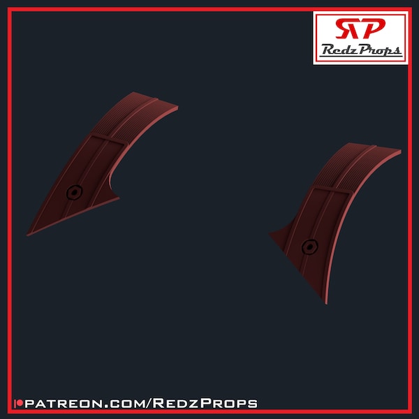 Daredevil Suit Shoulder Straps- 3D Digital Files