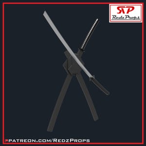 Deadpool 1 Katanas & Sheath- 3d Digital Files