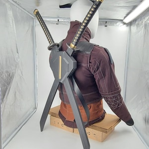 Deadpool 3 Katanas & Scabbard- 3d Printed