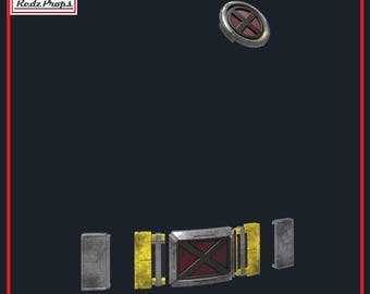 Cyclops  Doomsday Belt & Emblem- 3D Digital Files