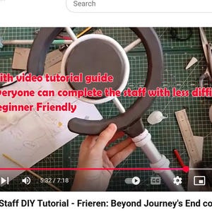 Frieren Staff Template - cosplay prop EVA foam pattern Easy image 6