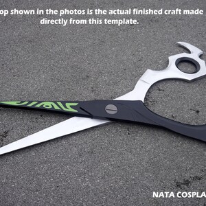 Gachiakuta Riyo The Ripper Scissor Template | EVA Foam Cosplay Pattern + Tutorial (able to move) image 2