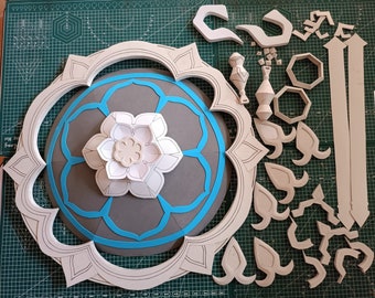 Genshin Impact Cosplay Prop Wanderer's Hat Digital DIY Template Pattern  blueprint PDF EVA foam Scaramouche