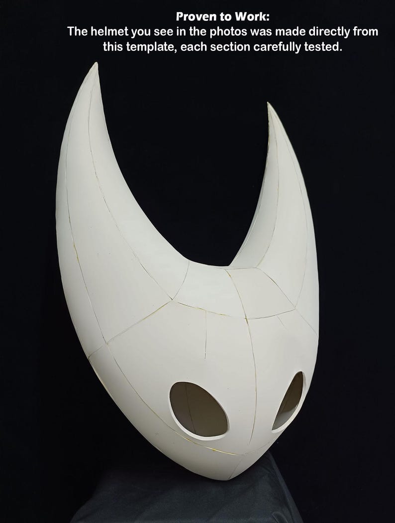 Hollow Knight Silksong Helmet Template EVA Foam Cosplay Prop