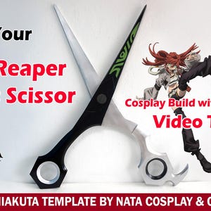 Gachiakuta Riyo The Ripper Scissor Template | EVA Foam Cosplay Pattern + Tutorial (able to move) image 8