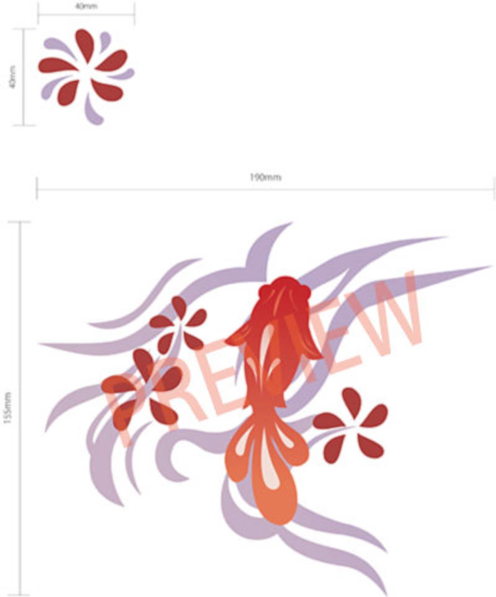 Genshin Impact Yoimiya Cosplay Tattoo Digital File PDF and Etsy