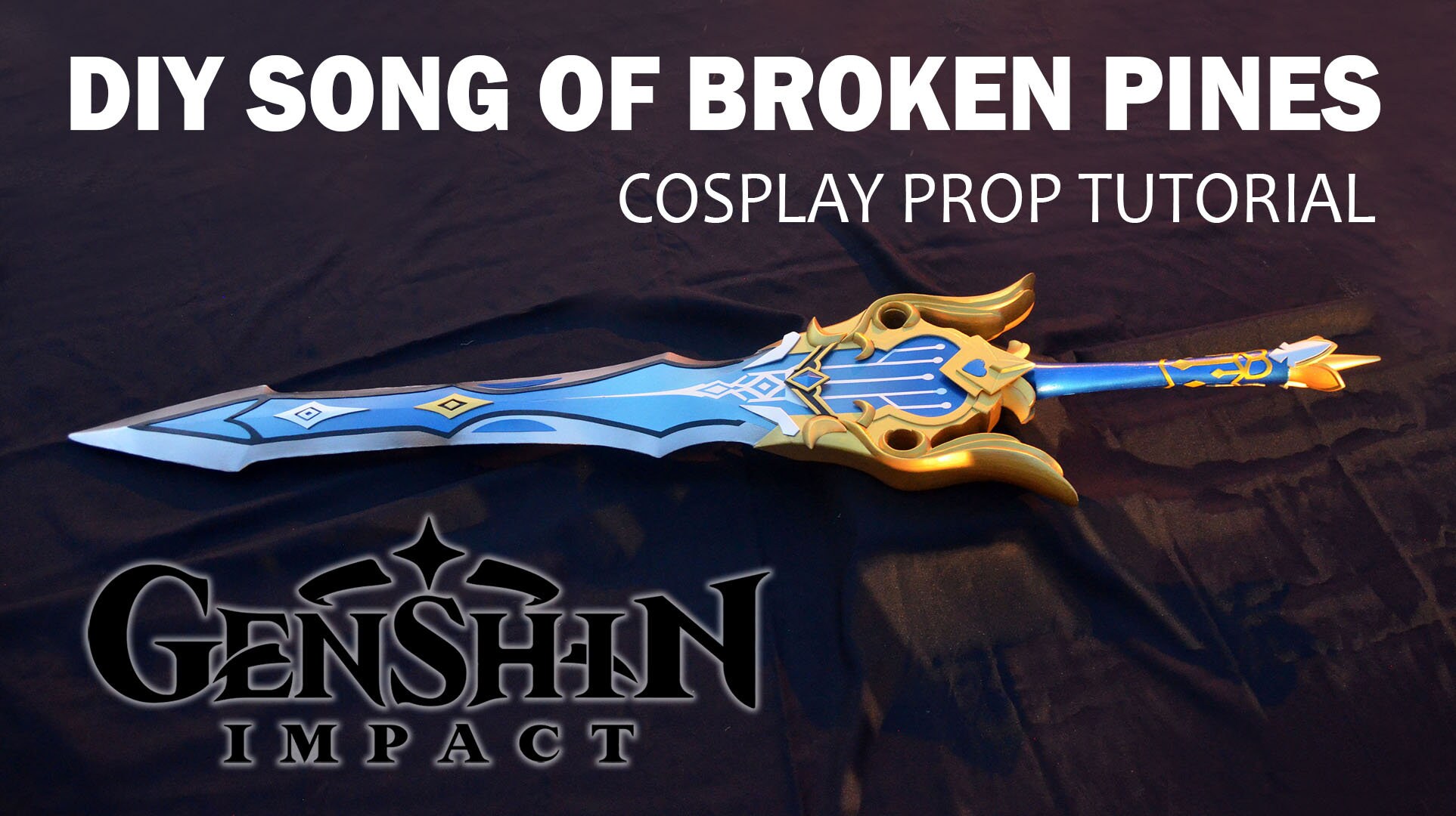 Genshin Impact Cosplay Prop - Song of broken pines, modello fai da te digitale, modello in schiuma EVA per spada claymore di Eula Diluc - Italia