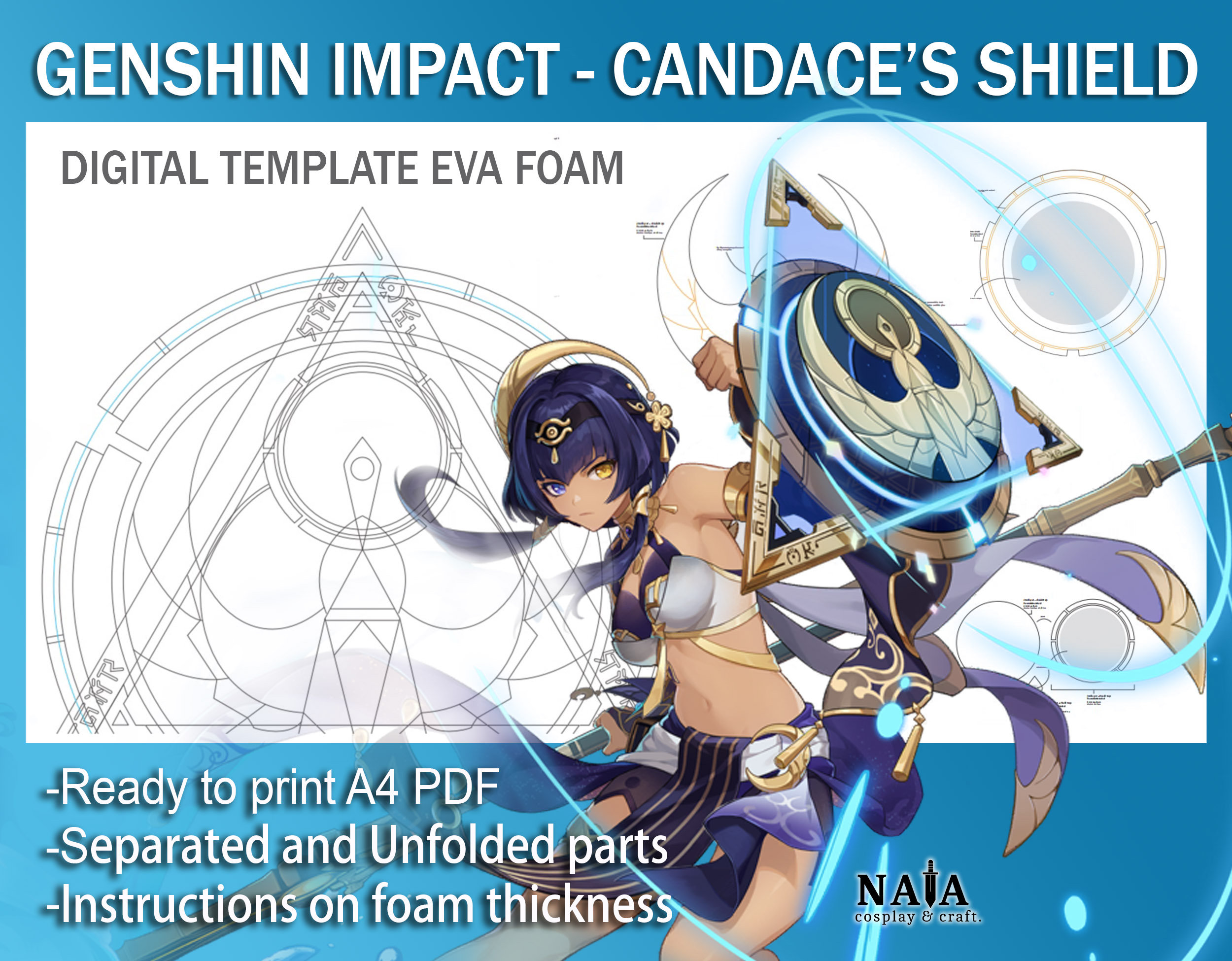 Candace: Shield of Sworn Protection – HOYO-MiX from Genshin Impact