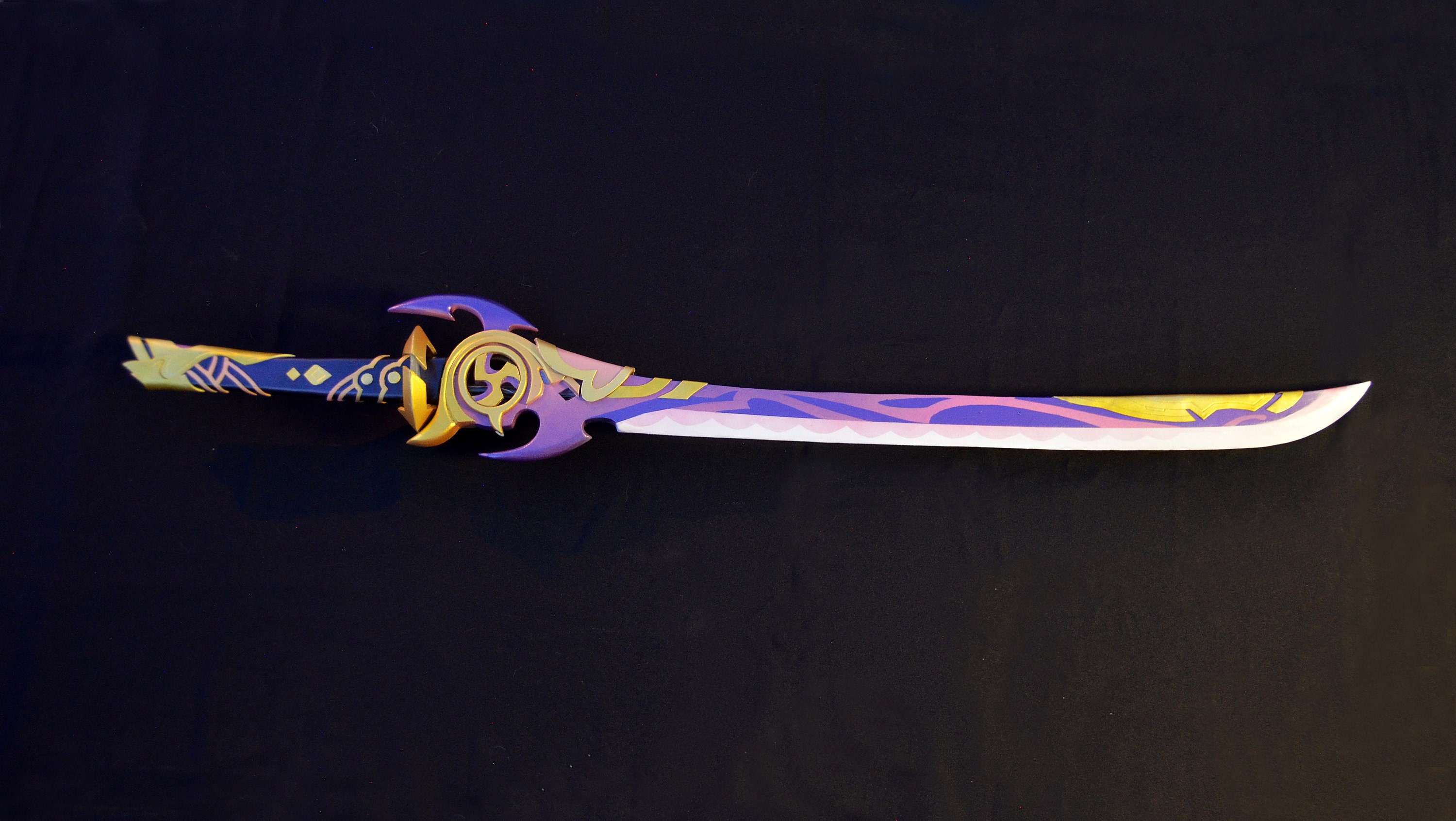 Genshin Impact Cosplay Prop Mistsplitter DIY Etsy.de