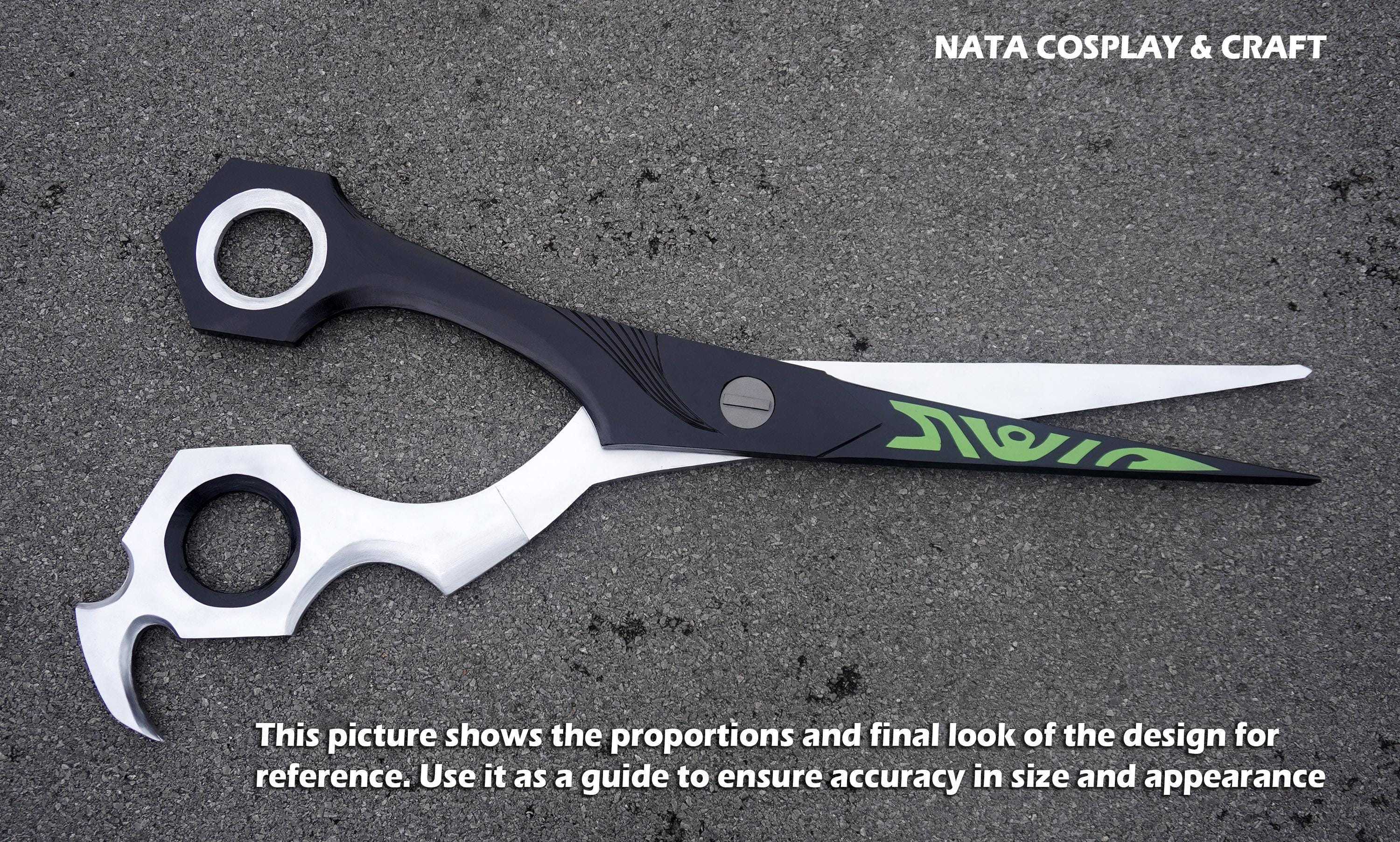 Gachiakuta Riyo the Ripper Scissor Template | EVA Foam Cosplay Pattern