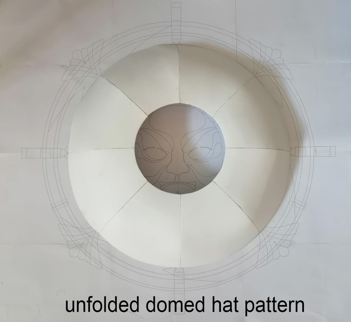 Genshin Impact Cosplay Prop - Scaramouche's Hat Digital DIY Template ...