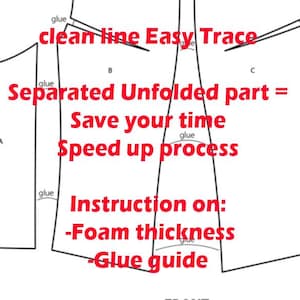 Basic Chest Armor Chest Plate Cosplay Pattern Template - Simple Build ...