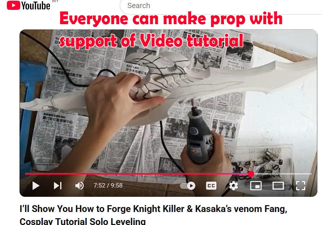 Solo Leveling Arise Kasaka Venom Fang Dagger Cosplay Prop - Digital PDF ...
