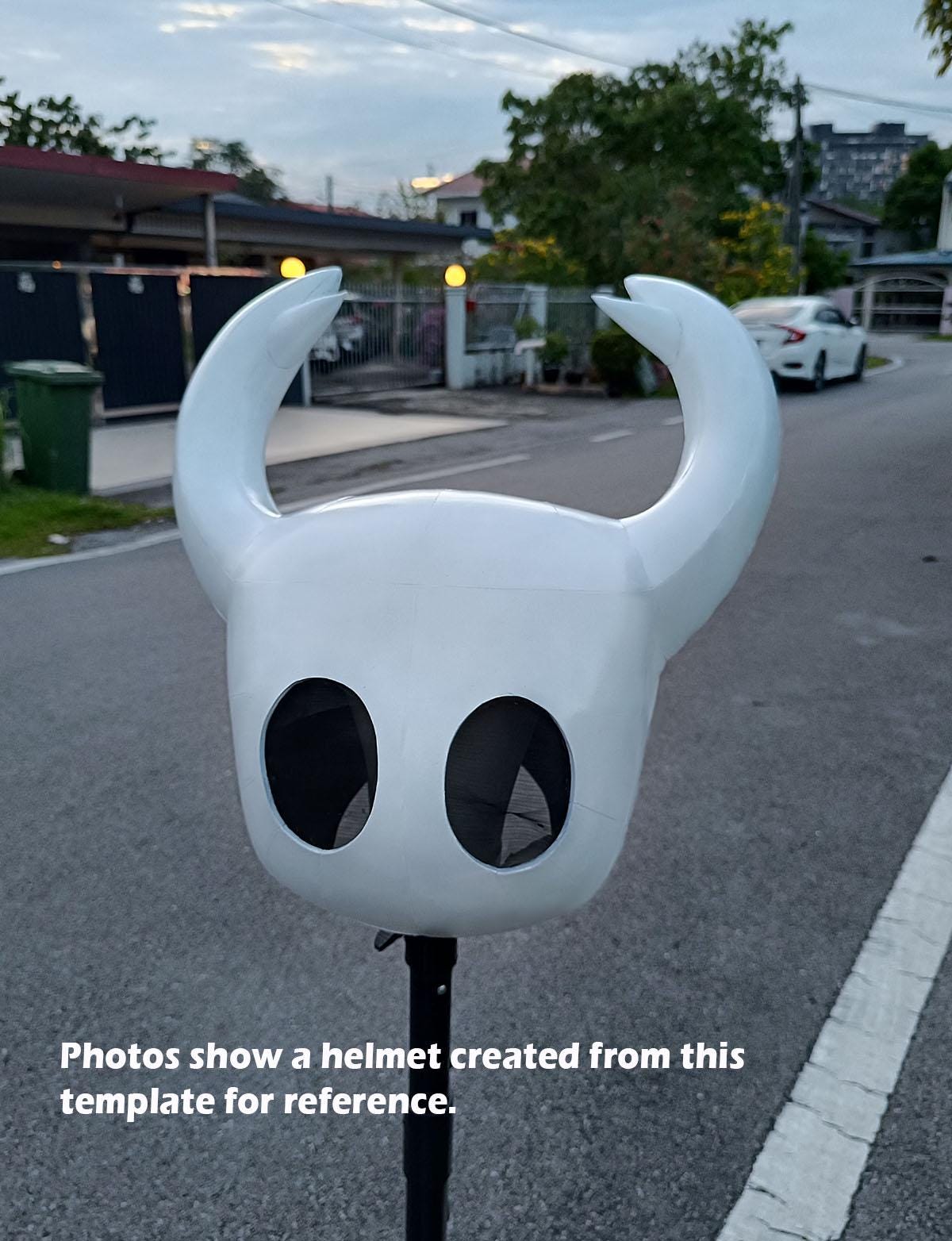 Hollow Knight Helmet Mask Template Pattern PDF + Video Tutorial EVA