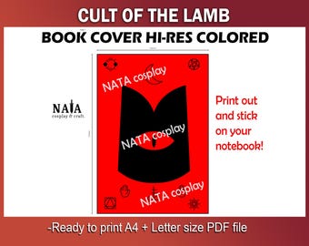 Cult of the Lamb Book - Template Pattern blueprint PDF Color Printing