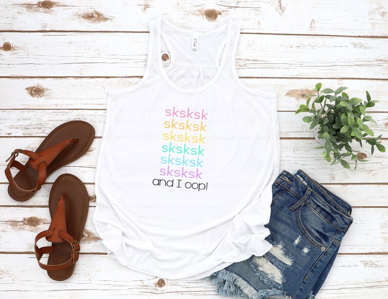 VSCO Girl Sublimation Design Sksksksk and I Oop Etsy