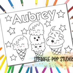 Personalized Coloring Page Flamingos Custom Coloring Book Etsy