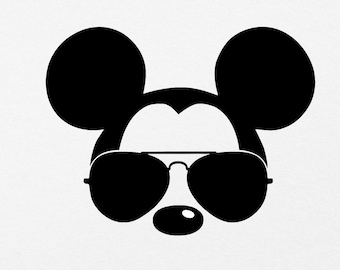 mickey mouse with sunglasses